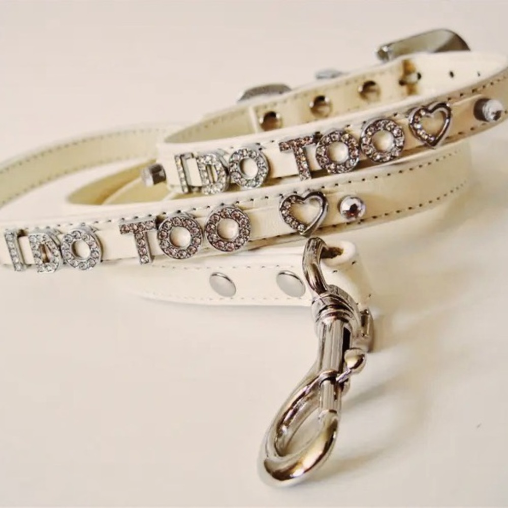 Wedding Log Leash & Collar